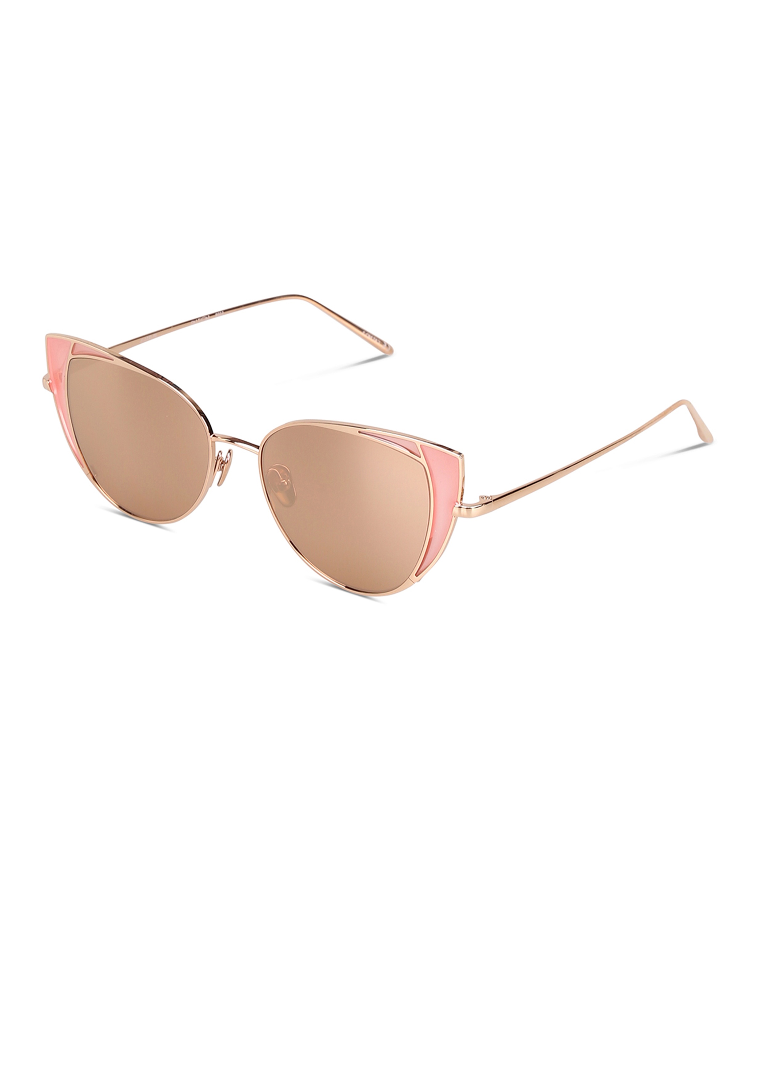 Linda Farrow 855 C6 Sunglasses In Nude