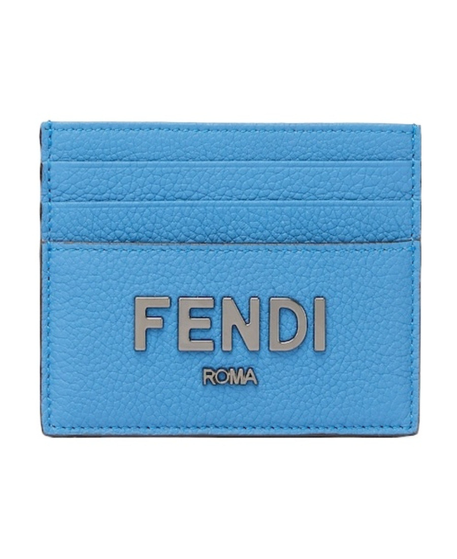 Fendi Logo Clip In Blue