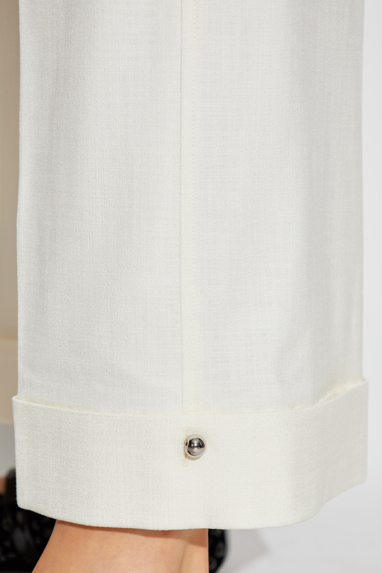Shop Aeron Jeera Kick-flare Trousers In White
