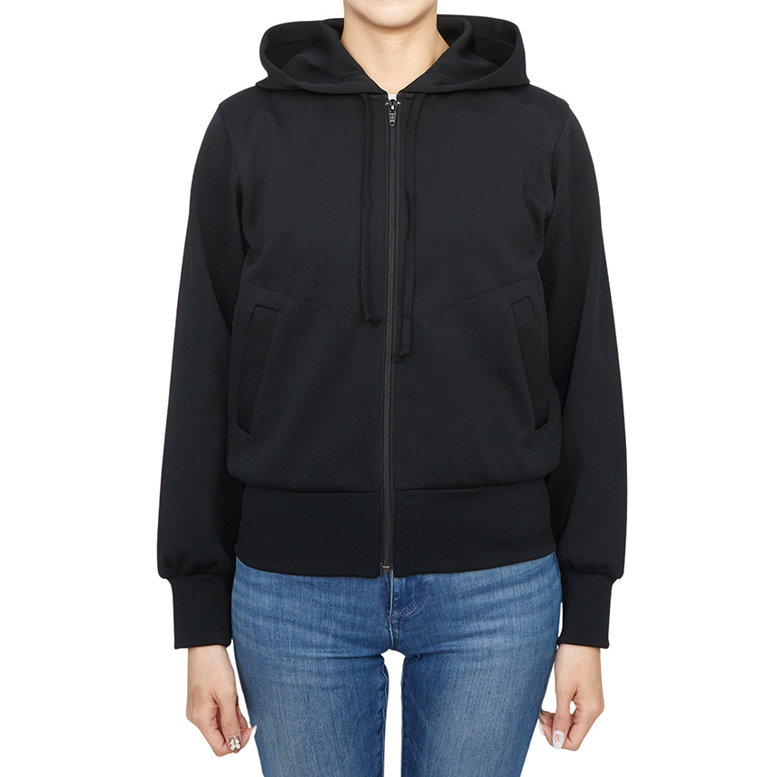 Comme Des Garçons Play Logo-appliqué Zip-up Hoodie