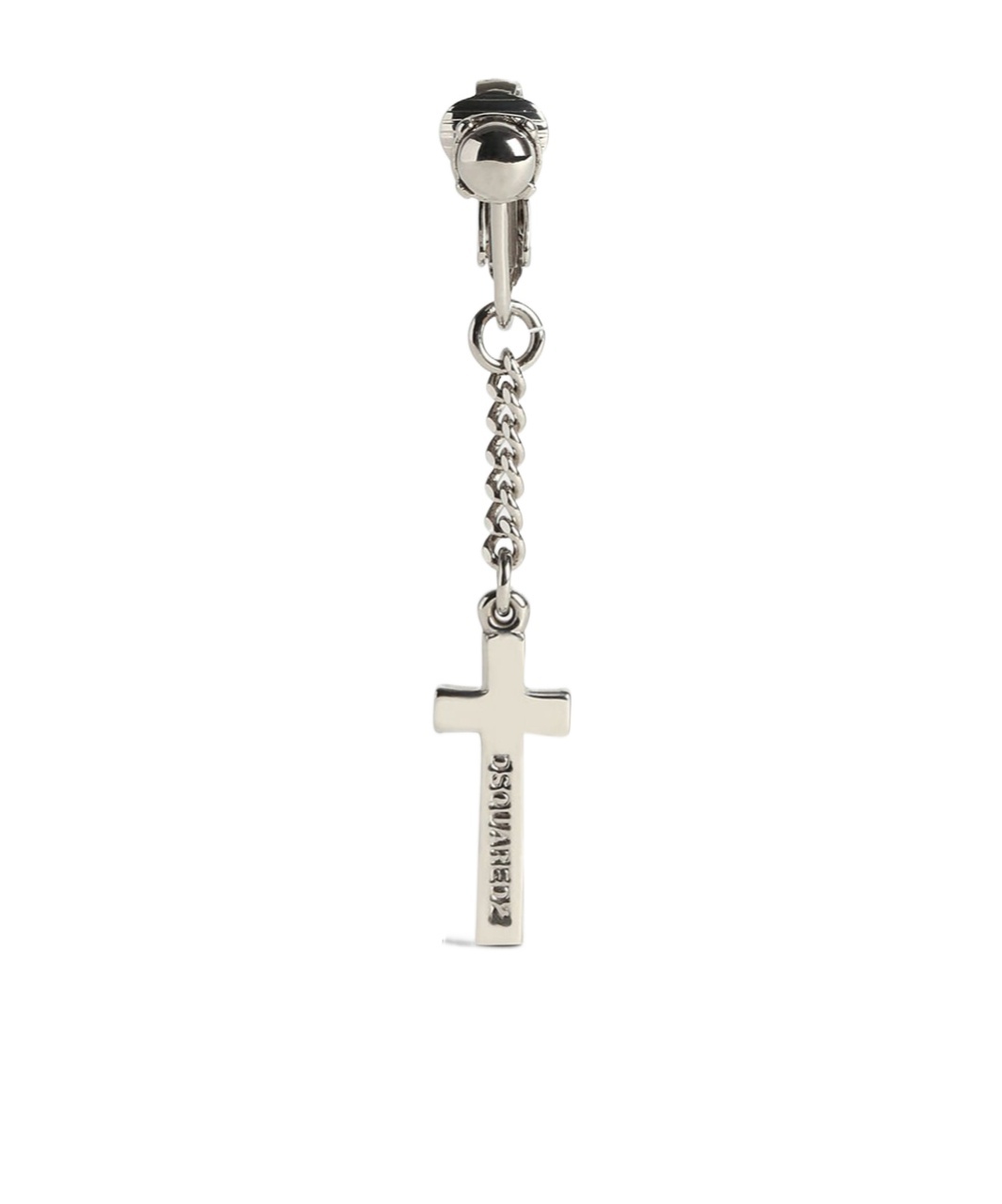 DSQUARED2 DSQUARED2 CROSS PENDANT CLIP-ON SINGLE EARRING