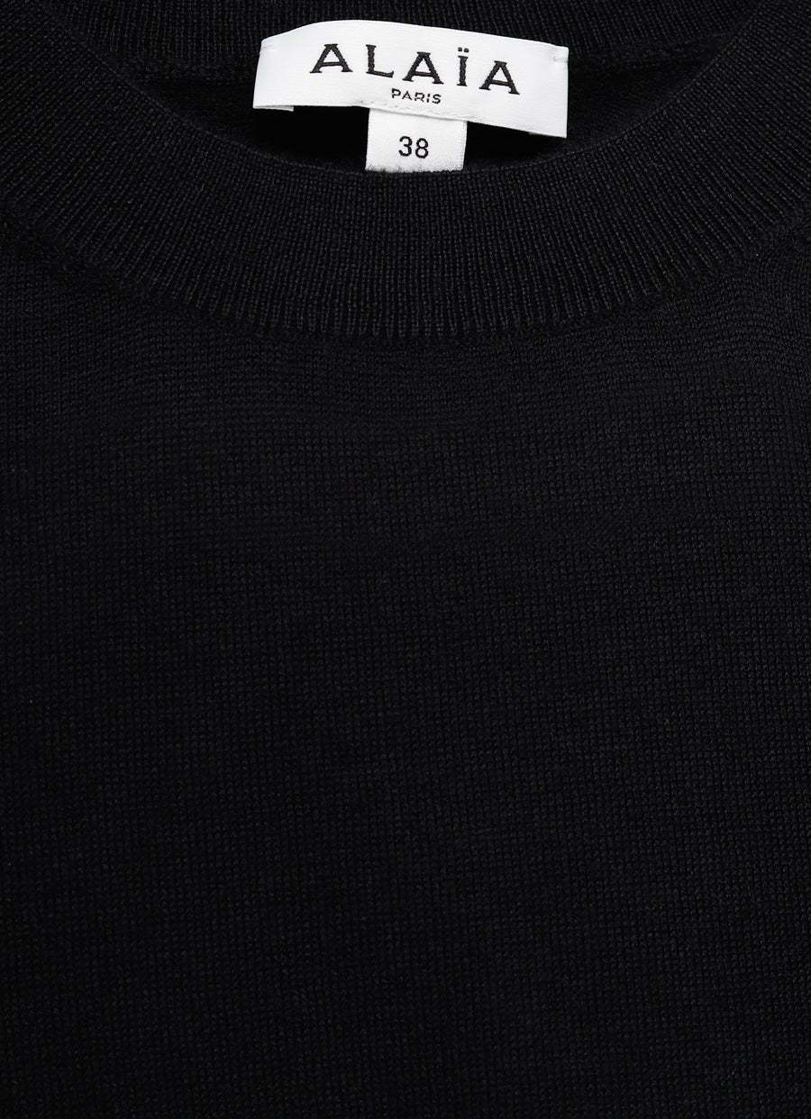 ALAÏA SEAMLESS SHORT KNITTED TOP