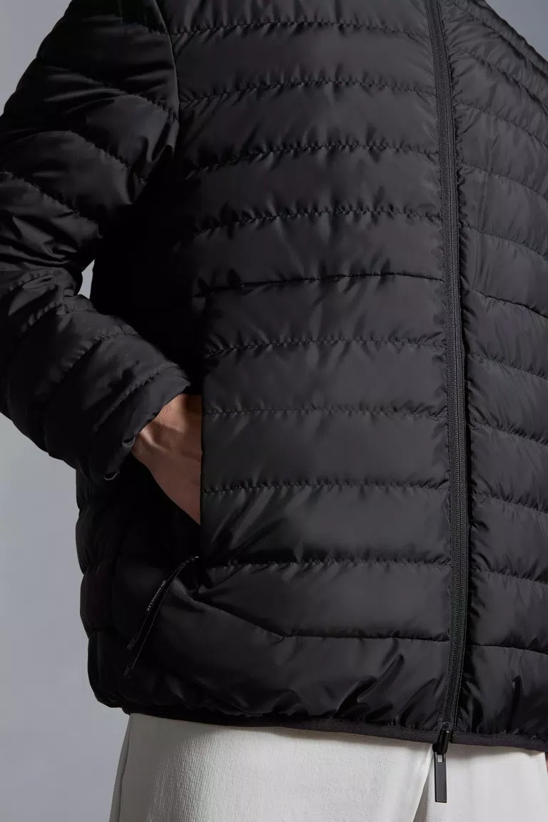 Moncler Ponset Reversible Nylon Jacket In Black