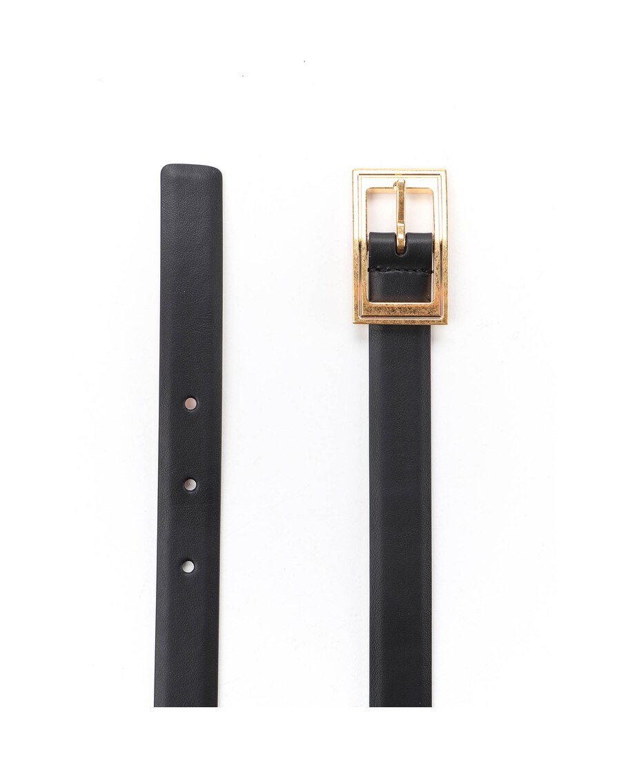 Versace Medusa Charm Belt In Black