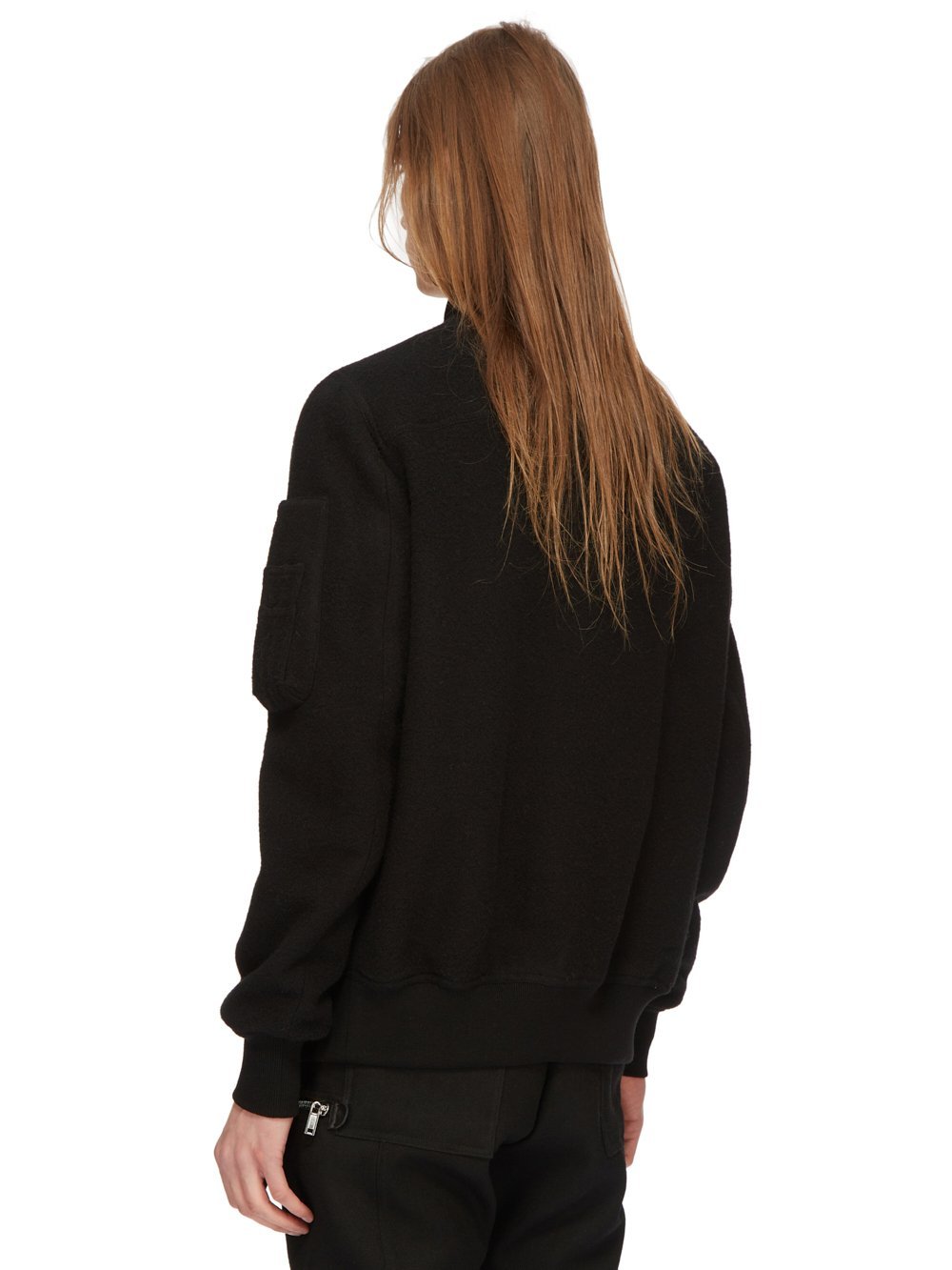 Rick Owens Man Jacket Black Size 38 Cotton, Silk, Virgin Wool In Black
