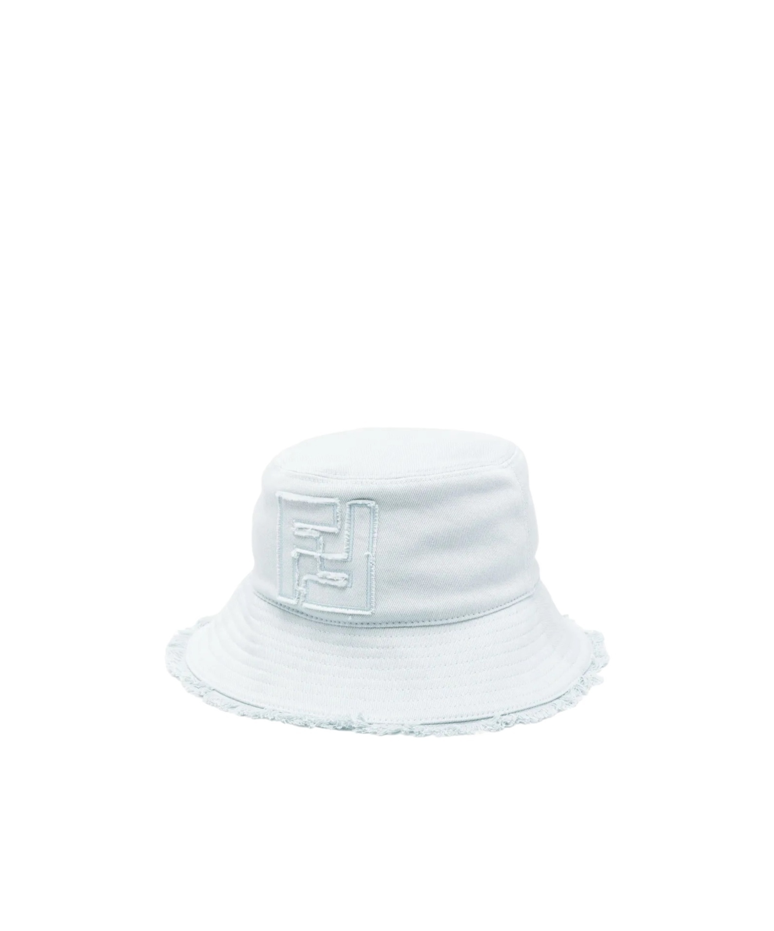 Fendi Worn Detail Hat In White