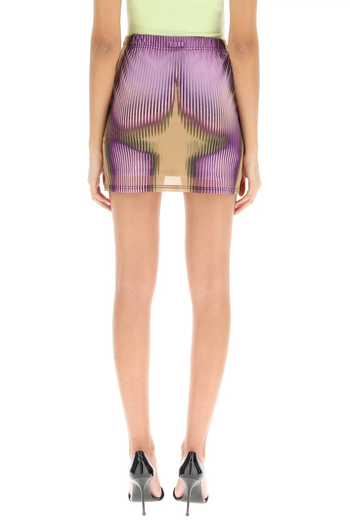 Y/PROJECT X JEAN PAUL GAULTIER MORPH MINI SKIRT