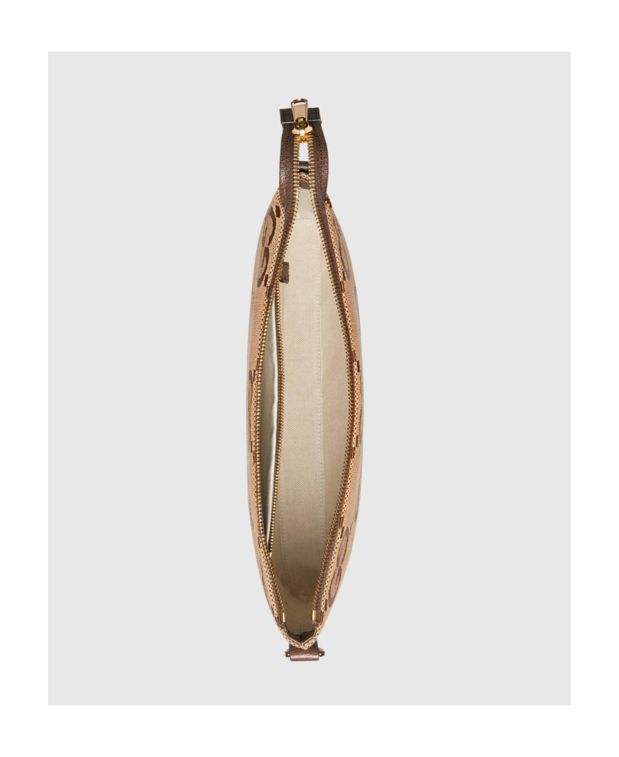 Gucci Jumbo Gg Messenger Bag In Nude
