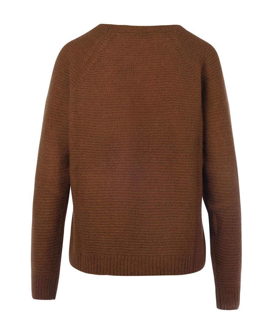 Max Mara Satrapo Round-neck Pullover In Brown