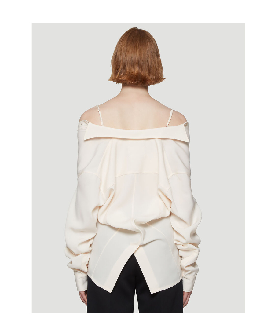 Maison Margiela Classic Plain Shirt In White