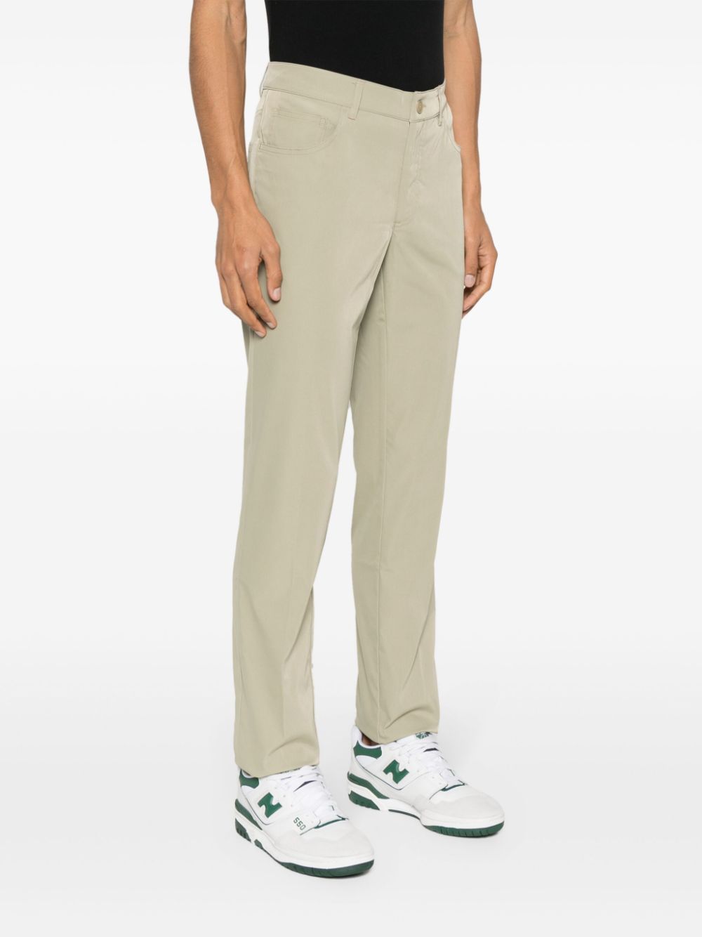 Lacoste Belt Loop Track Pants In Nude