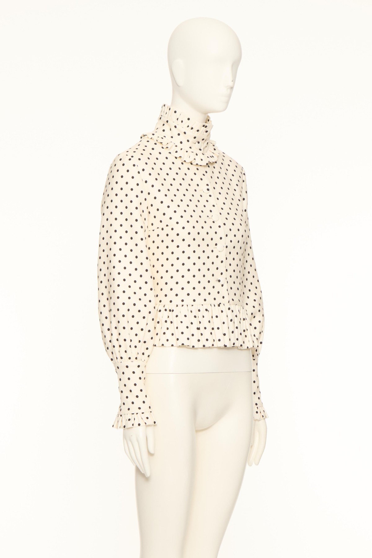Valentino Long Sleeve Shirt In White