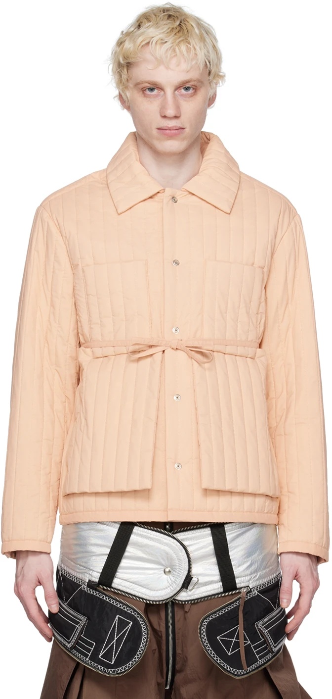 CRAIG GREEN TIED-WAIST QUILTED JACKET