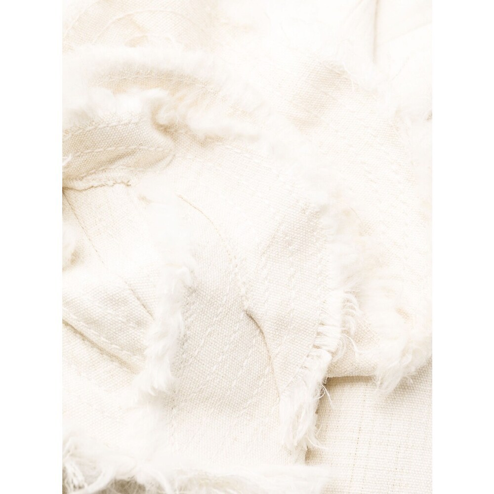 Jacquemus Off-white Le Raphia 'la Robe Artichaut' Maxi Dress In Off White