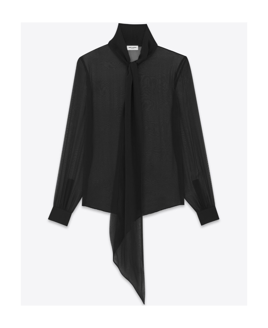 Saint Laurent Top Clothing In Black