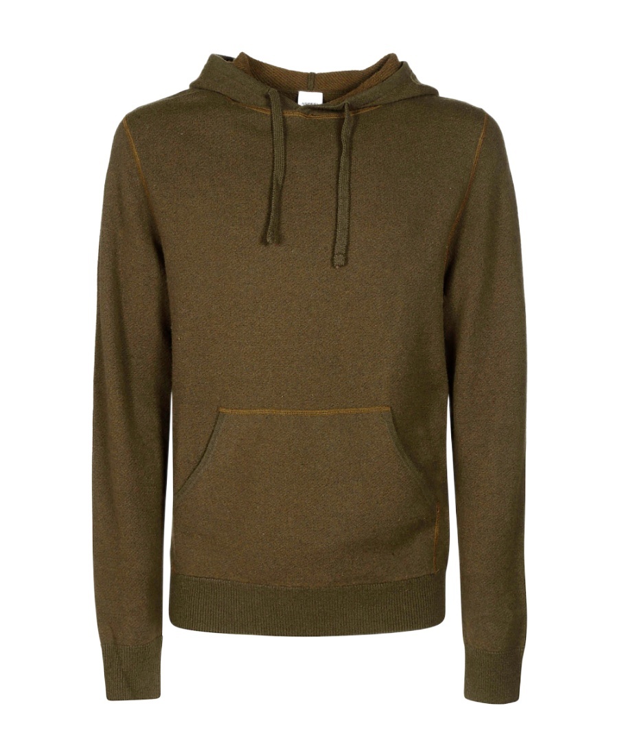ASPESI DRAWSTRING WOOL HOODIE