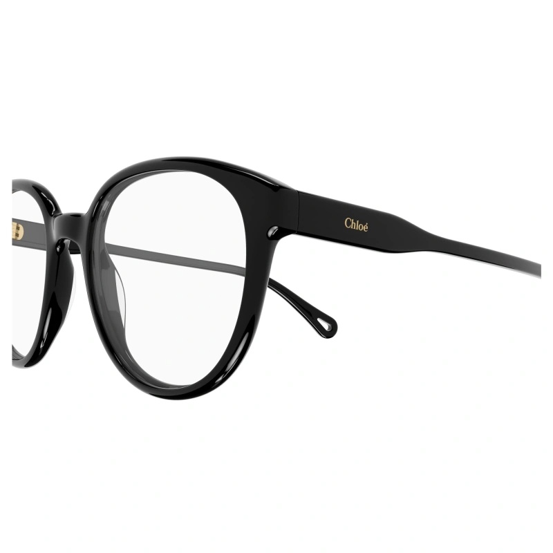 Chloé Oval Frame Glasses In Black