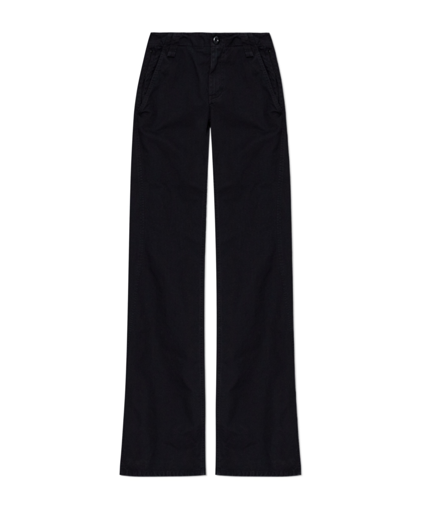 Balenciaga Trousers With Pockets And Belt Loops In Black