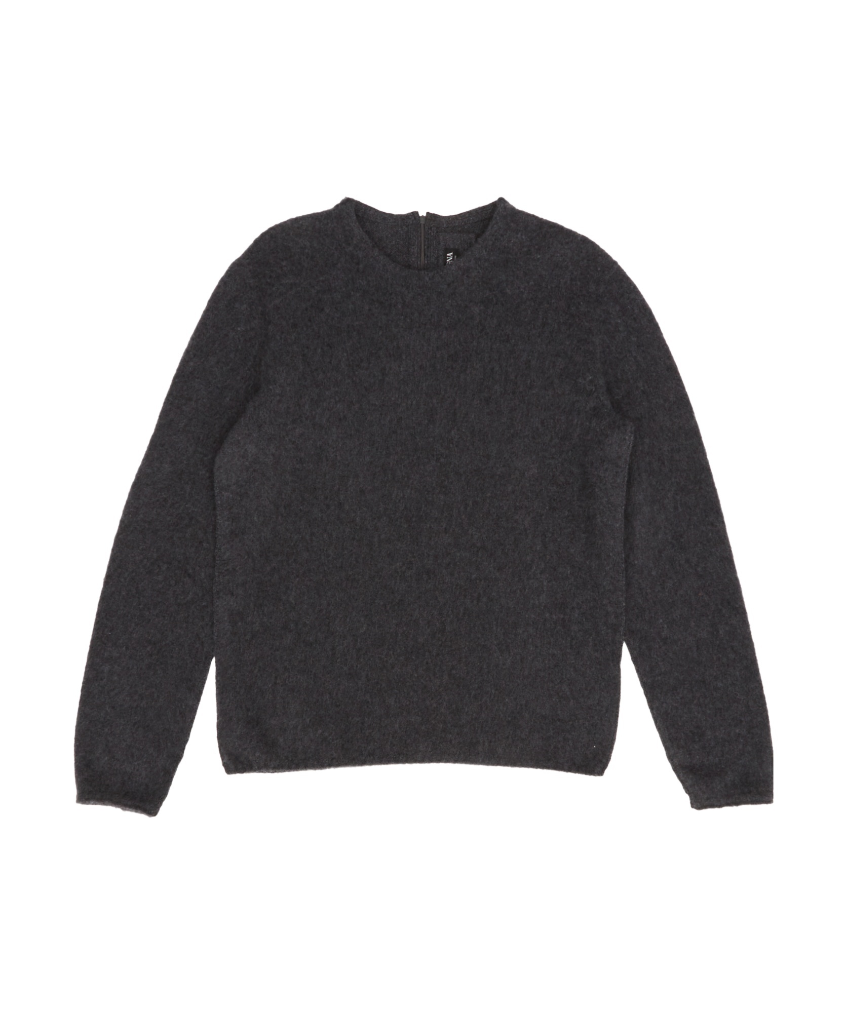 Zegna Long-sleeved Sweater In Black