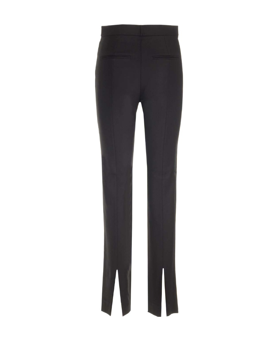Totême Slim-leg Crepe Trousers In Black