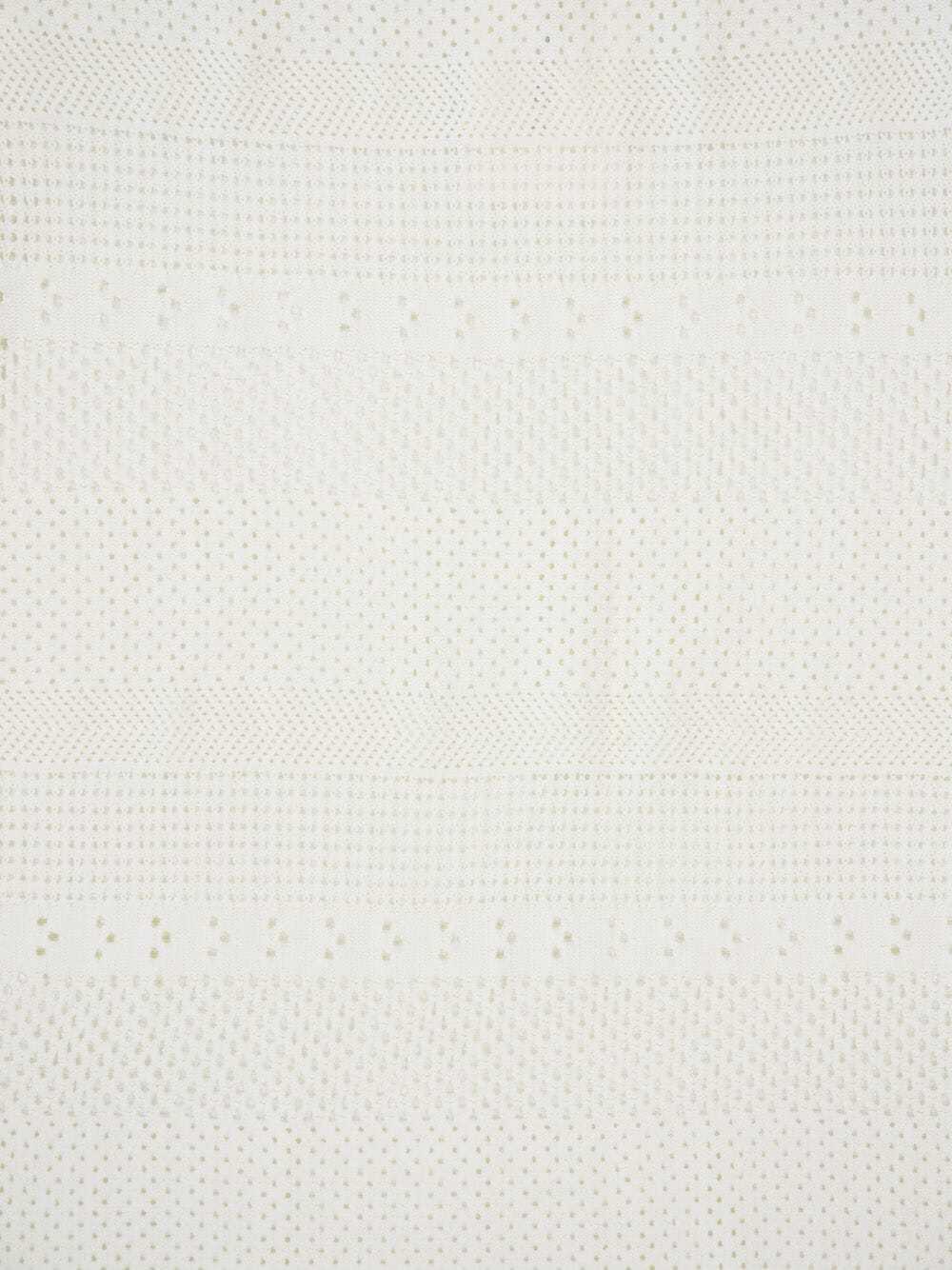 Frame Crochet Knit Pencil Skirt In White