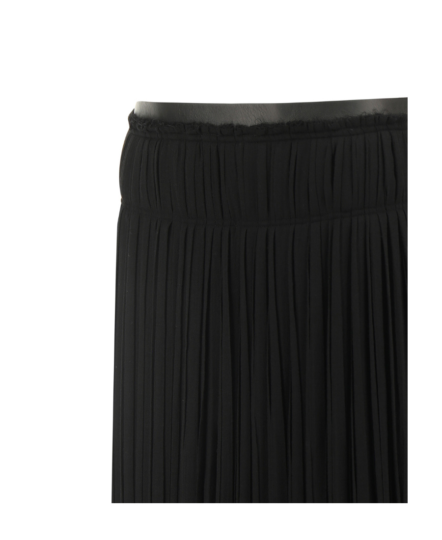 Chloé Pleated Skirt In Black
