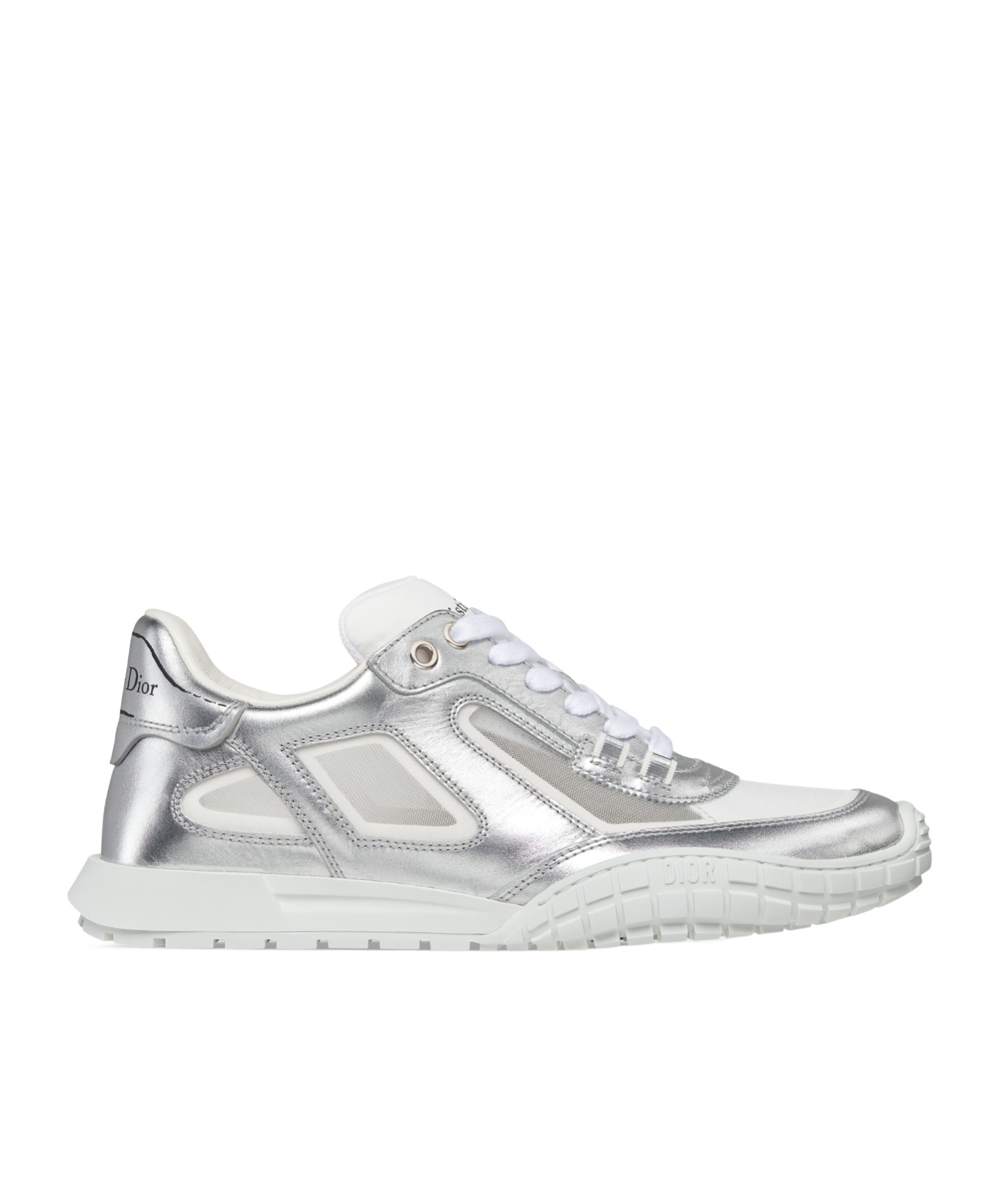Dior Tech Sneaker In Silver