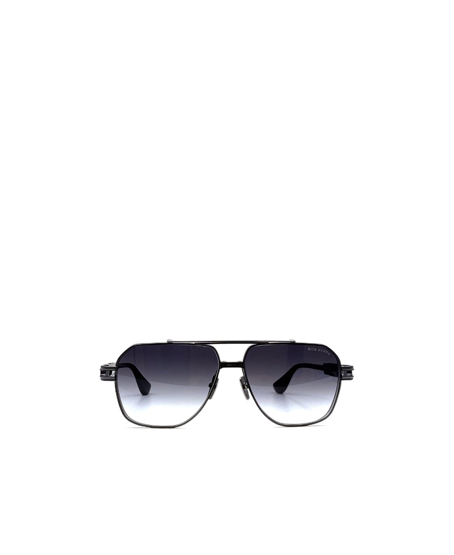 Dita Eyewear Kudru Pilot-frame Sunglasses In Black