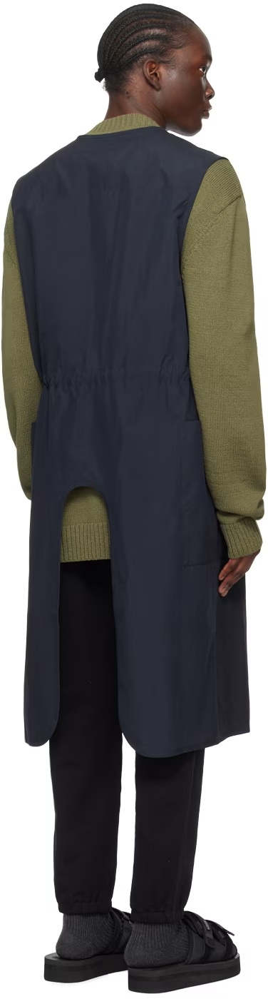 Craig Green Lab Sleeveless Coat In Black