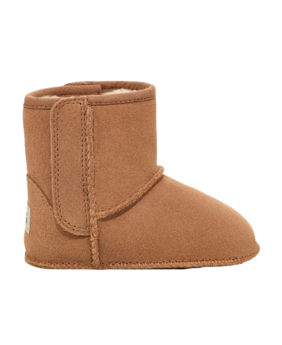 Ugg Leather Shearling-lined Ankle Boots In Brown