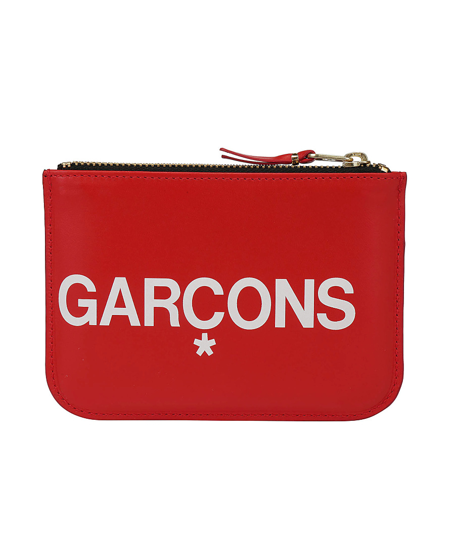 COMME DES GARÇONS SMALL LOGO-PRINT POUCH