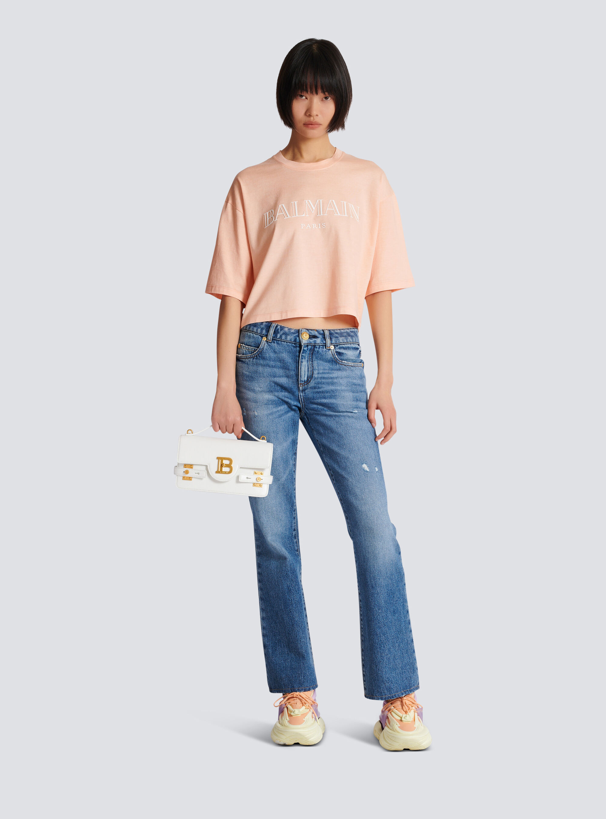 Balmain Vintage T-shirt In Nude