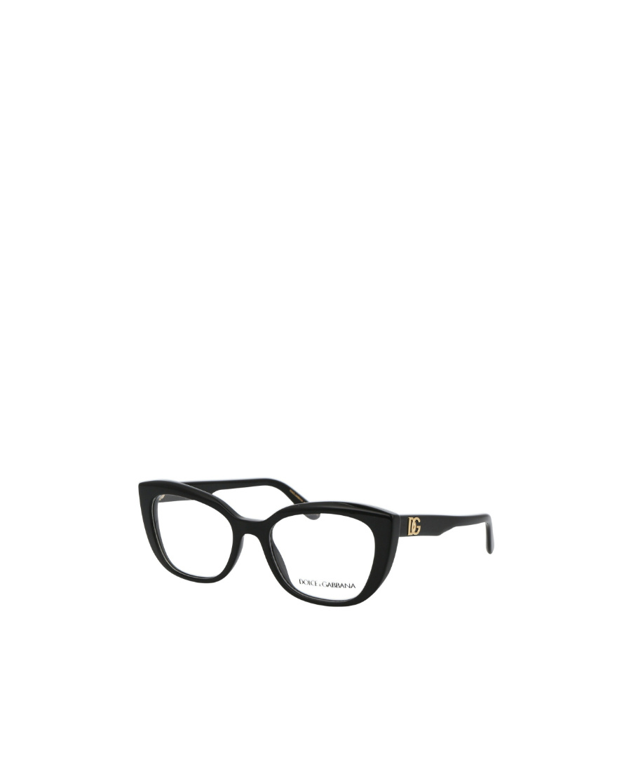 Dolce & Gabbana Dolce Gabbana Eyewear Square Frame Glasses In Black