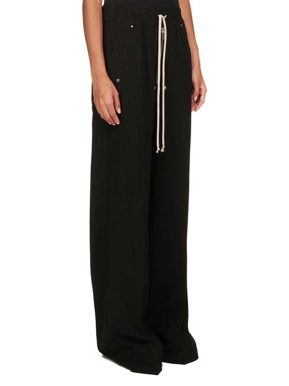 Shop Rick Owens Bela Wide-leg Trousers In Black
