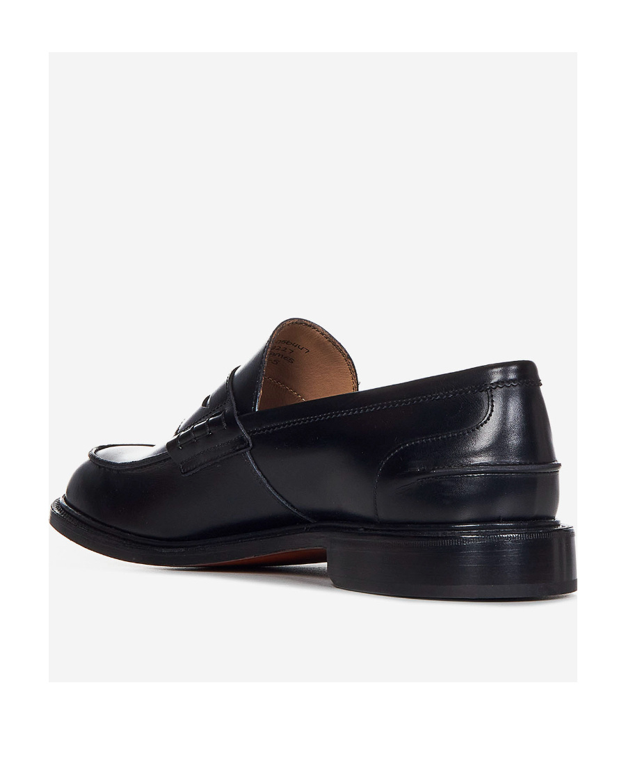 Tricker's James Penny Loafers In Black