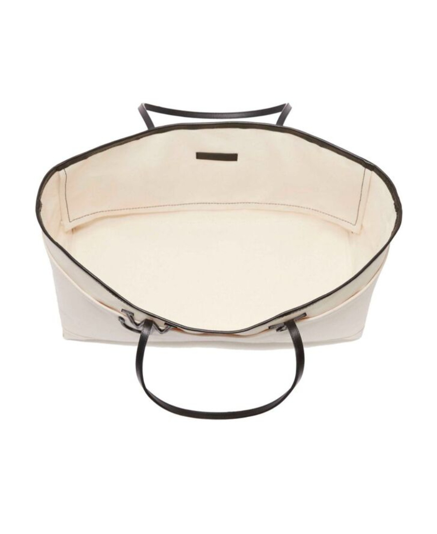 Jw Anderson J.w. Anderson Stretch Anchor Canvas Tote Bag In White