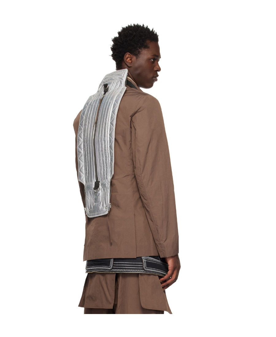 Craig Green Single-breasted Packable Blazer In Brown
