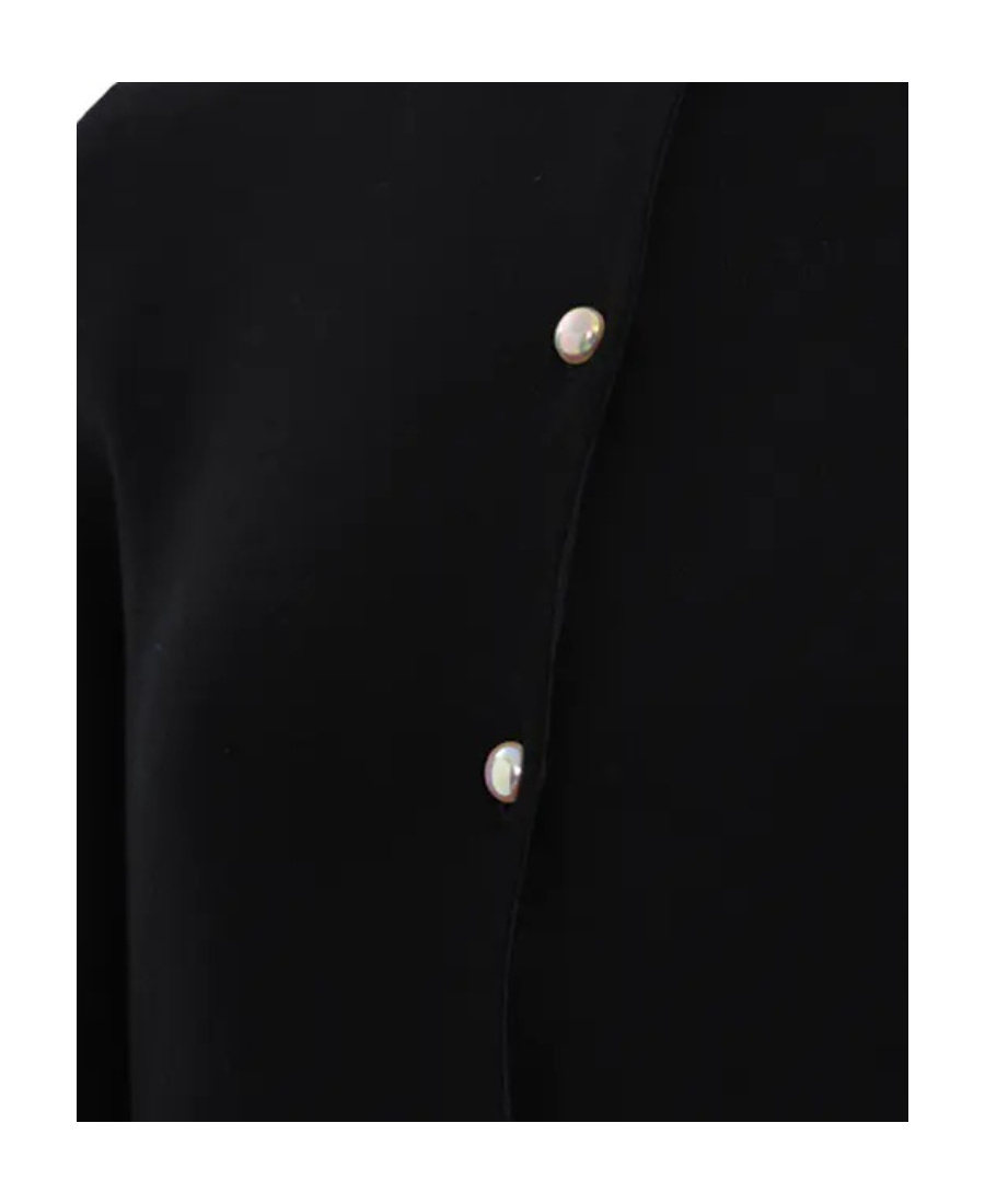 Moschino Knitted Design Cardigan In Black