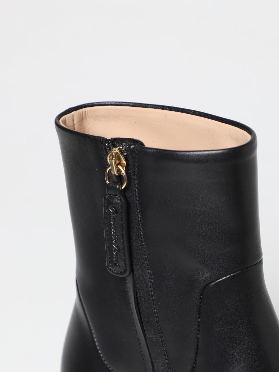 Shop Gianvito Rossi Montey Zipper Short Boots In Black