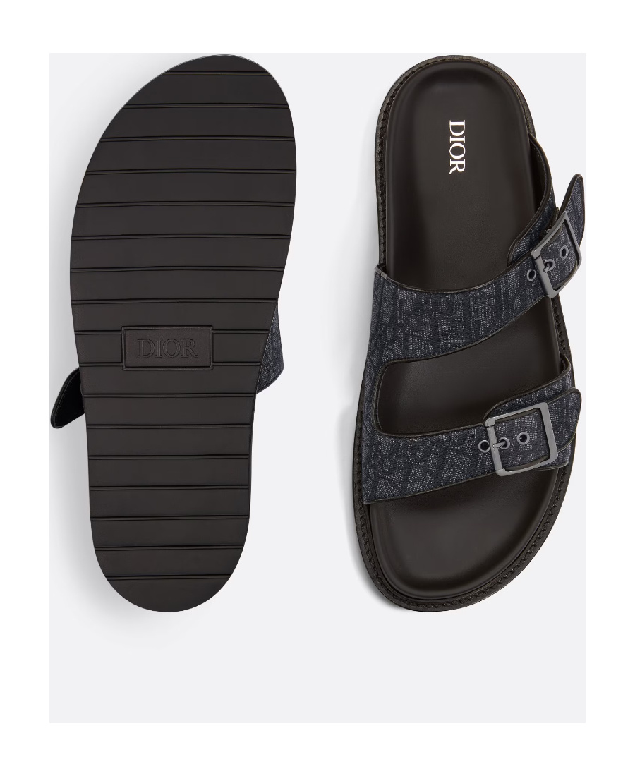 Dior Homme Buckled Open Toe Sandals In Black