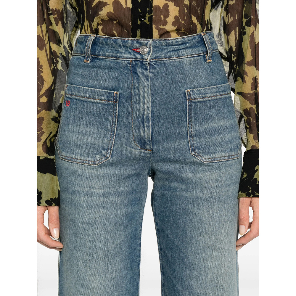 Shop Victoria Beckham Jeans With Belt Loops