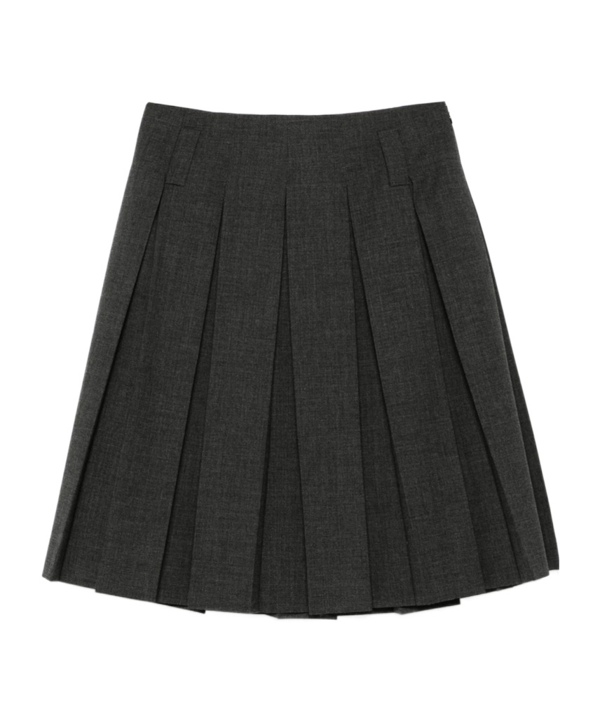 Prada Pleated Skirts In Black
