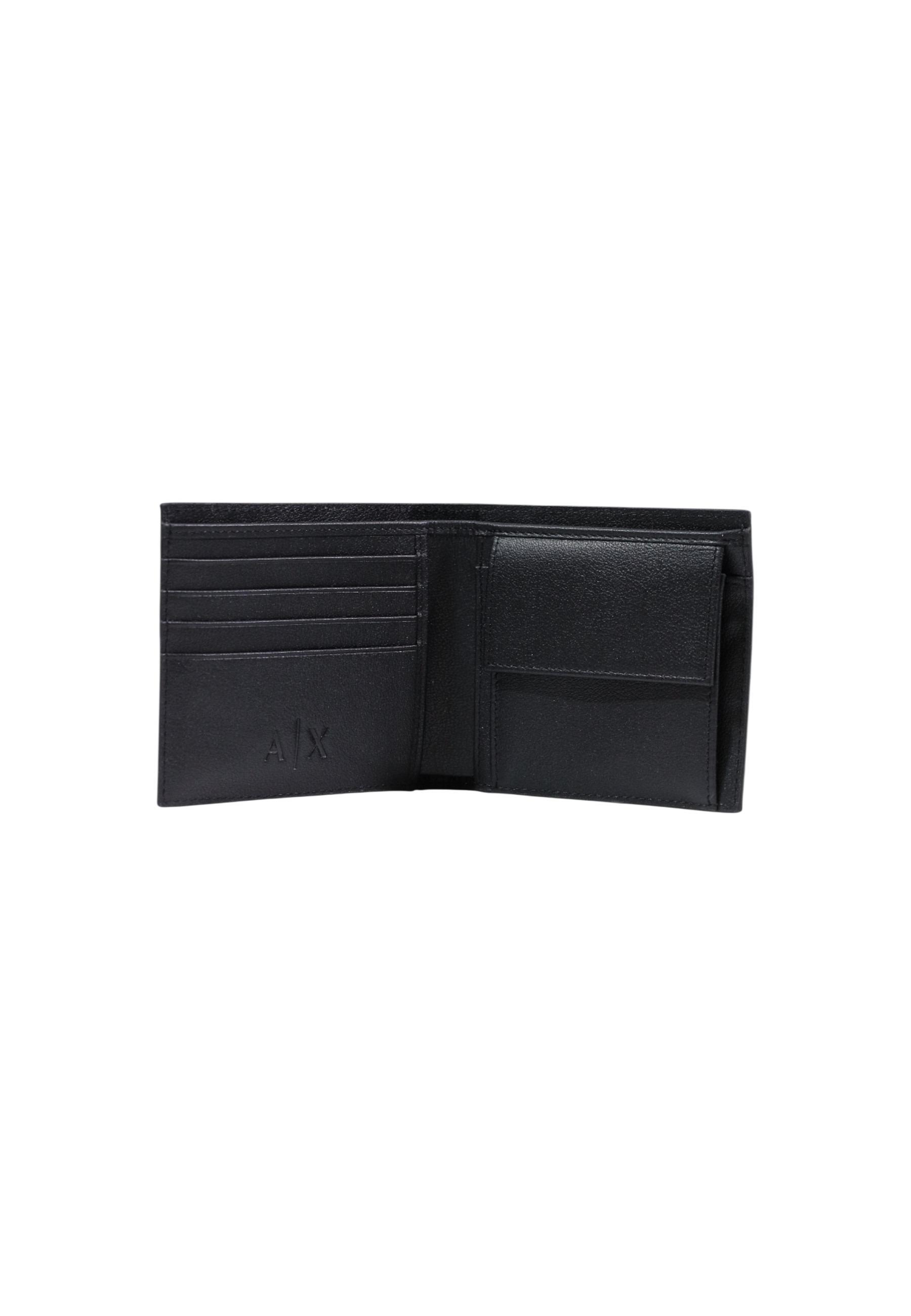 Armani Exchange Folding Wallet In Black