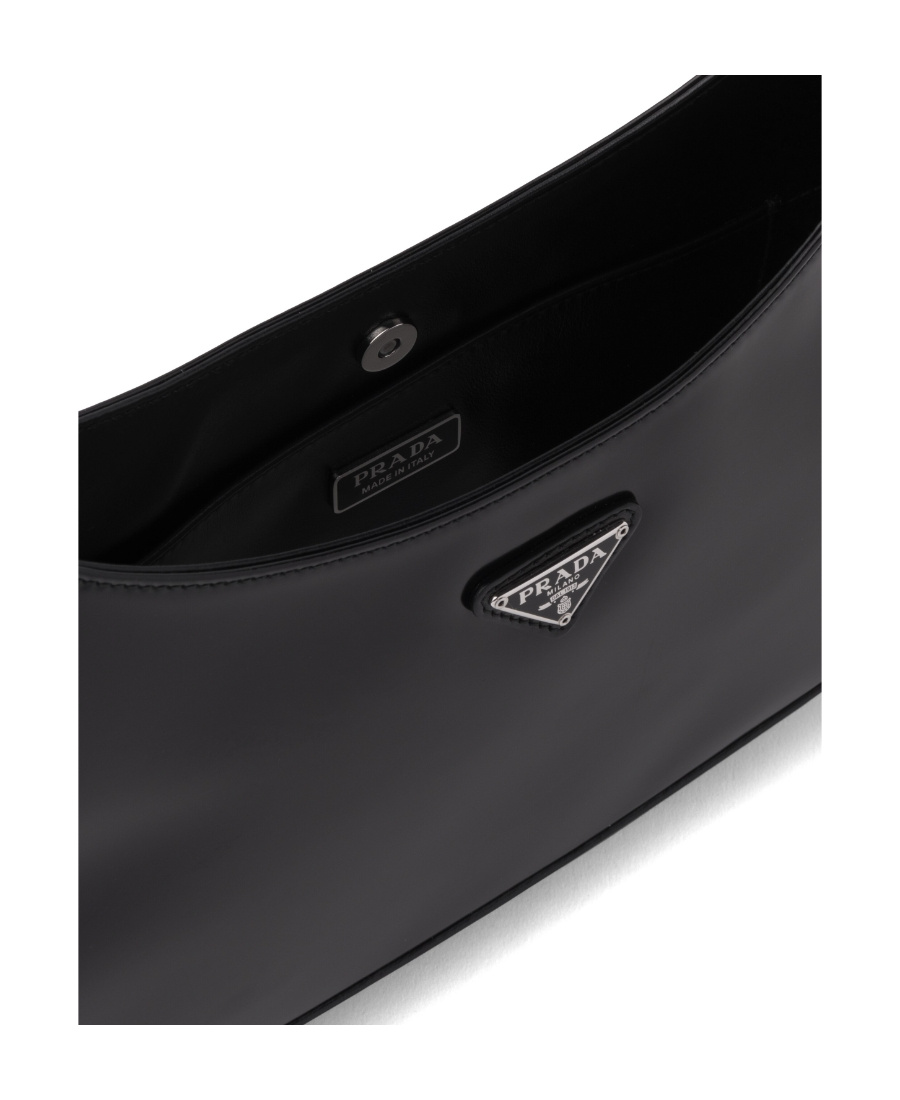 Prada Cleo Shoulder Bag In Black