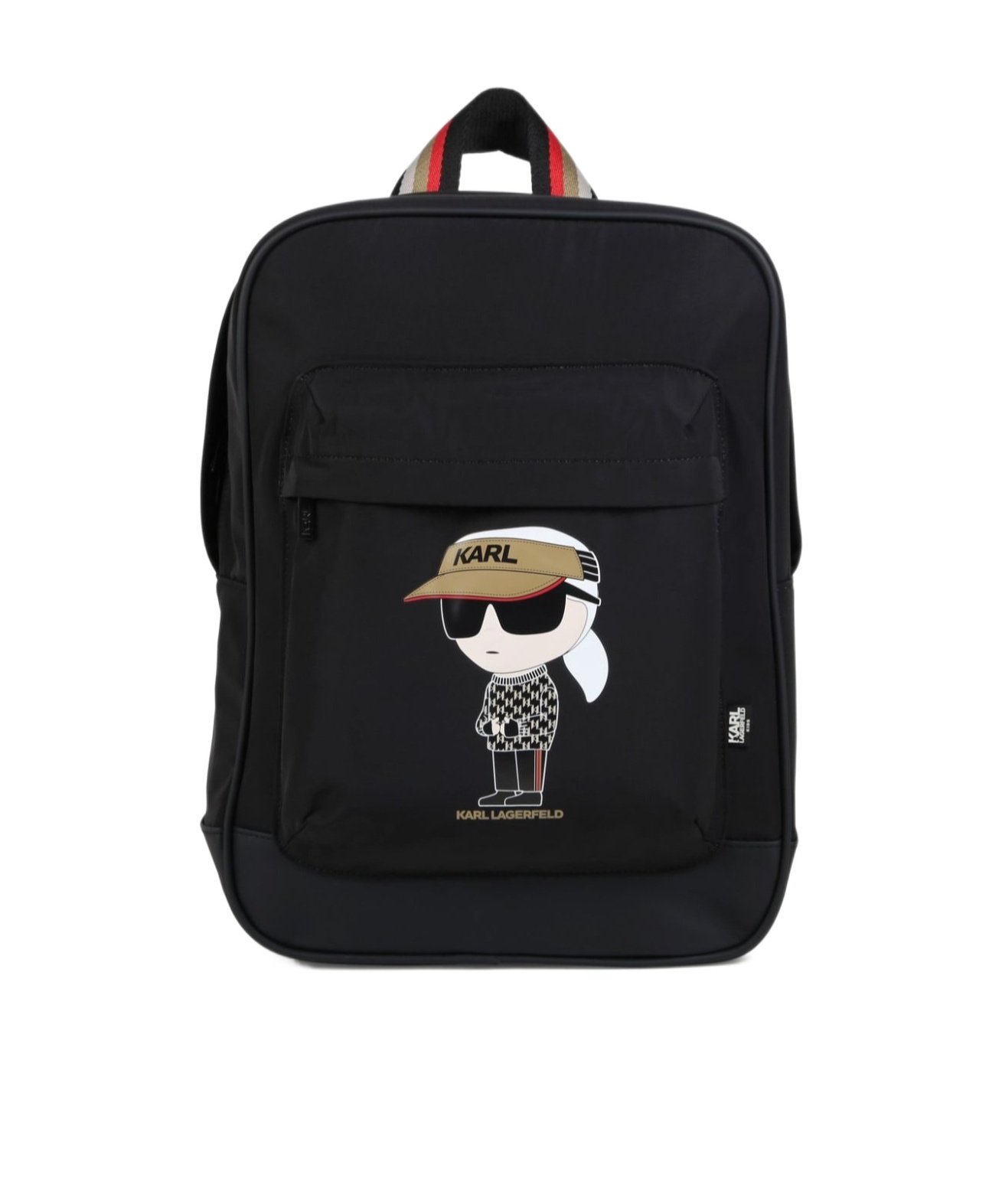 KARL LAGERFELD LOGO PRINTED BACKPACK