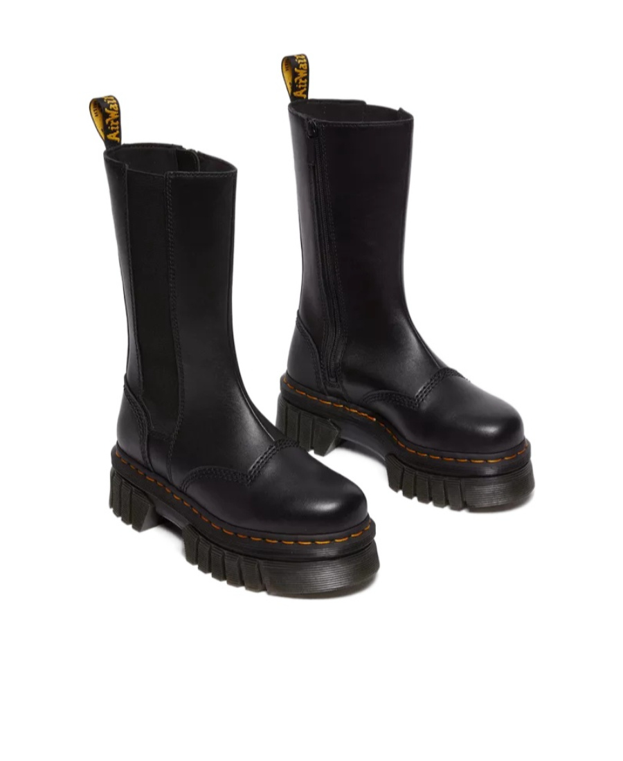 Dr. Martens' Audrick Tall Chelsea Boots In Black