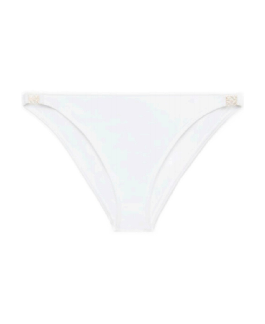 Loewe Logo Details Bikini Trunks In White