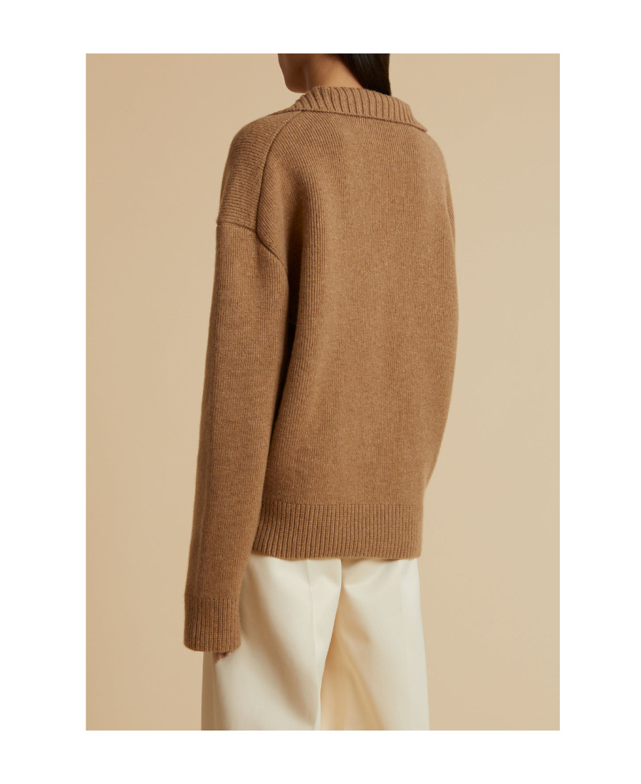 Khaite Bristol Pullover Aus Einer Kaschmirmischung In Nude