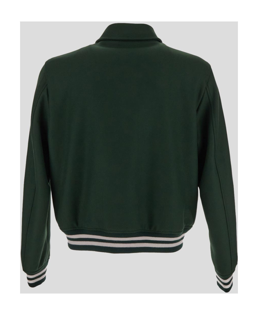 Amiri Bone-patches Felted Jacket In Black