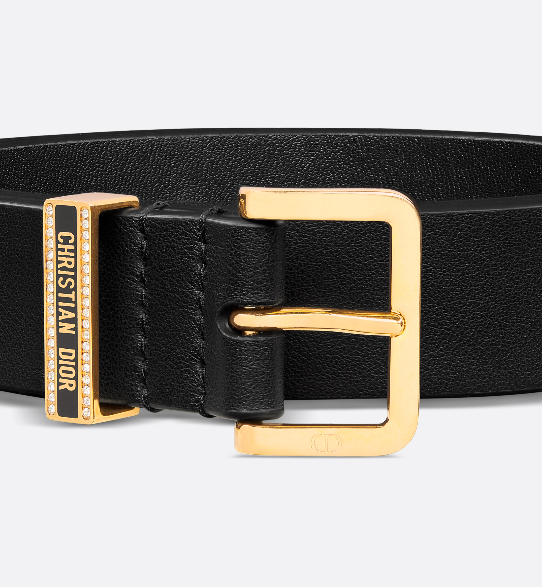 Dior Night Code Belt In Black